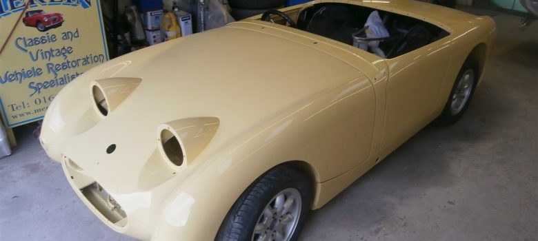 Austin Healey Frogeye Sprite Bare Metal Paintwork Photos 18