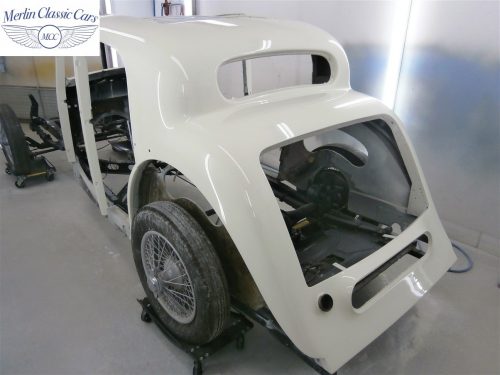 Jaguar ss saloon restoration 39